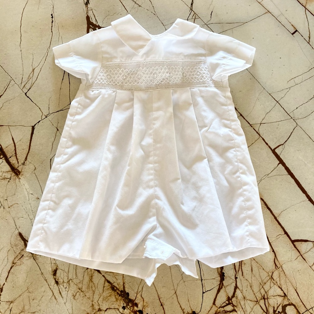 White Smocked Outfit
